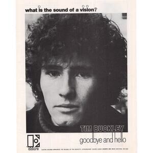 Elektra Tim Buckley Goodbye and Hello Album Magazine Advertisement 1960s Vintage